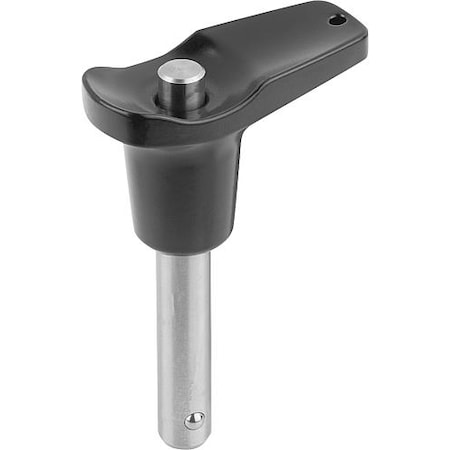 Kipp Ball lock pin, cast zinc handle K0793.102605030